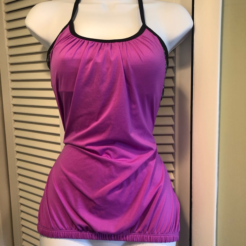 Racerback Built-in-Sports Bra Workout Tank